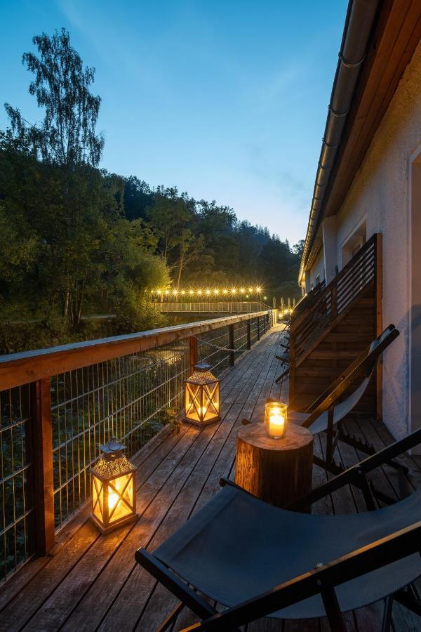 Bodetaler Basecamp Lodge - Bergsport- Und Naturerlebnishotel Höhlenort Rübeland Exterior foto