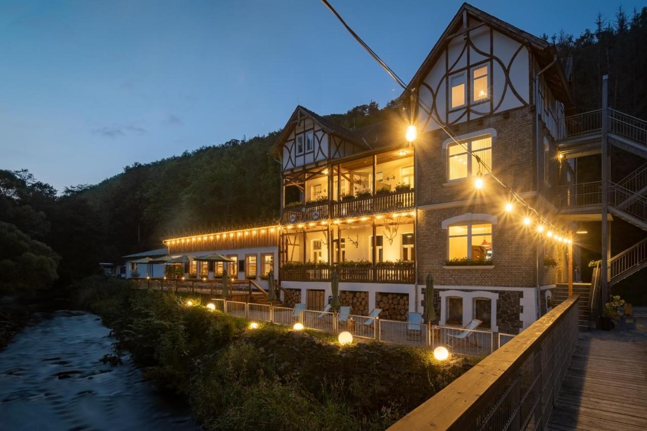 Bodetaler Basecamp Lodge - Bergsport- Und Naturerlebnishotel Höhlenort Rübeland Exterior foto